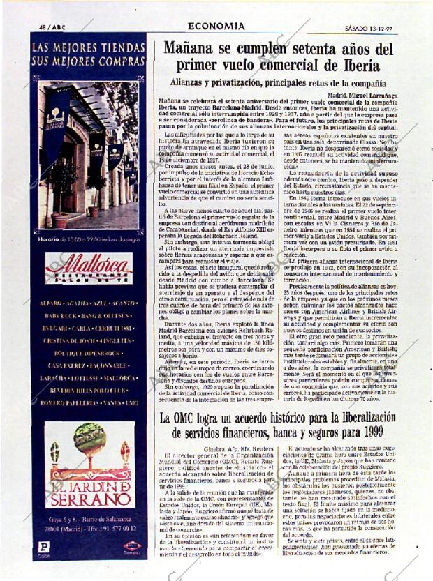 ABC MADRID 13-12-1997 página 48