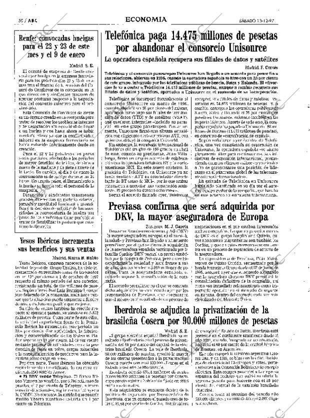 ABC MADRID 13-12-1997 página 50