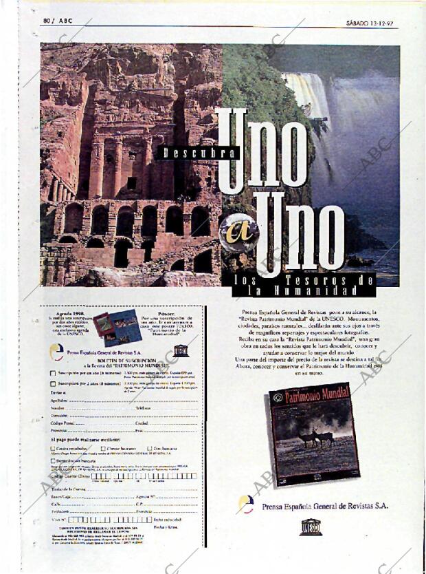 ABC MADRID 13-12-1997 página 80