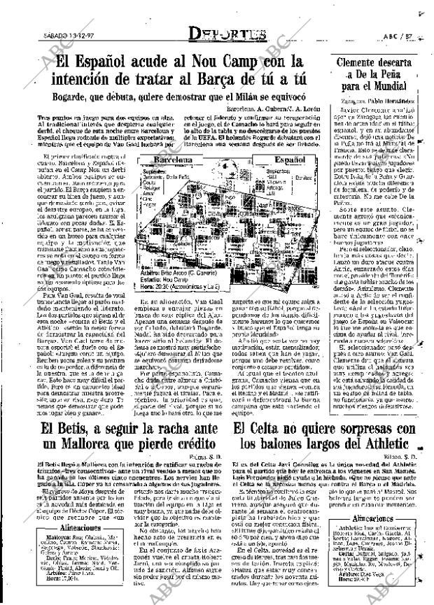 ABC MADRID 13-12-1997 página 87