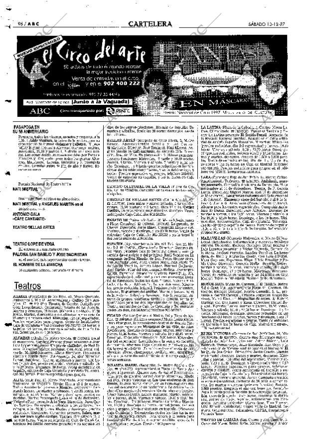 ABC MADRID 13-12-1997 página 96