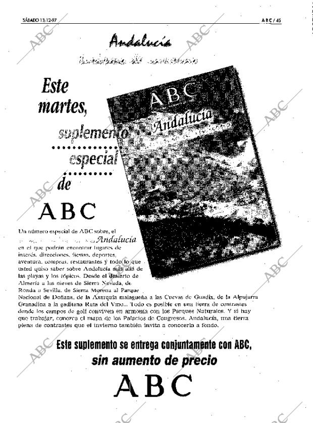 ABC SEVILLA 13-12-1997 página 45