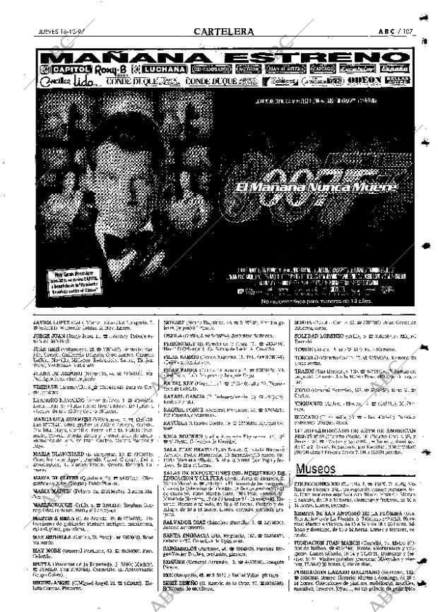 ABC MADRID 18-12-1997 página 107