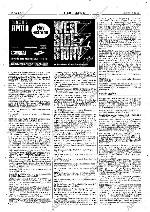ABC MADRID 18-12-1997 página 110