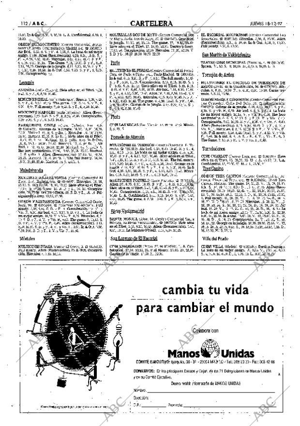 ABC MADRID 18-12-1997 página 112