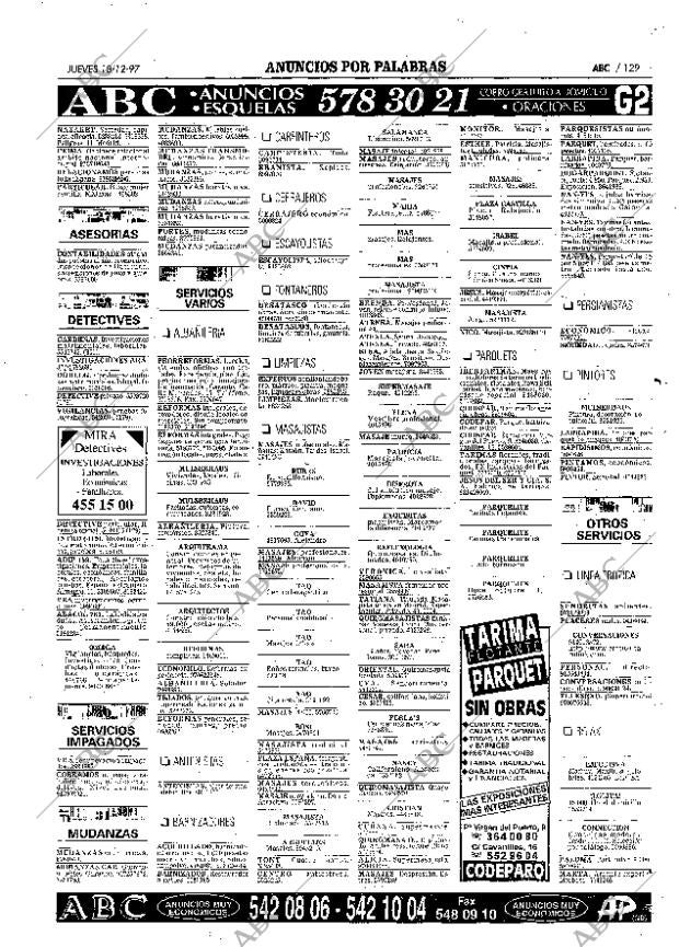 ABC MADRID 18-12-1997 página 129