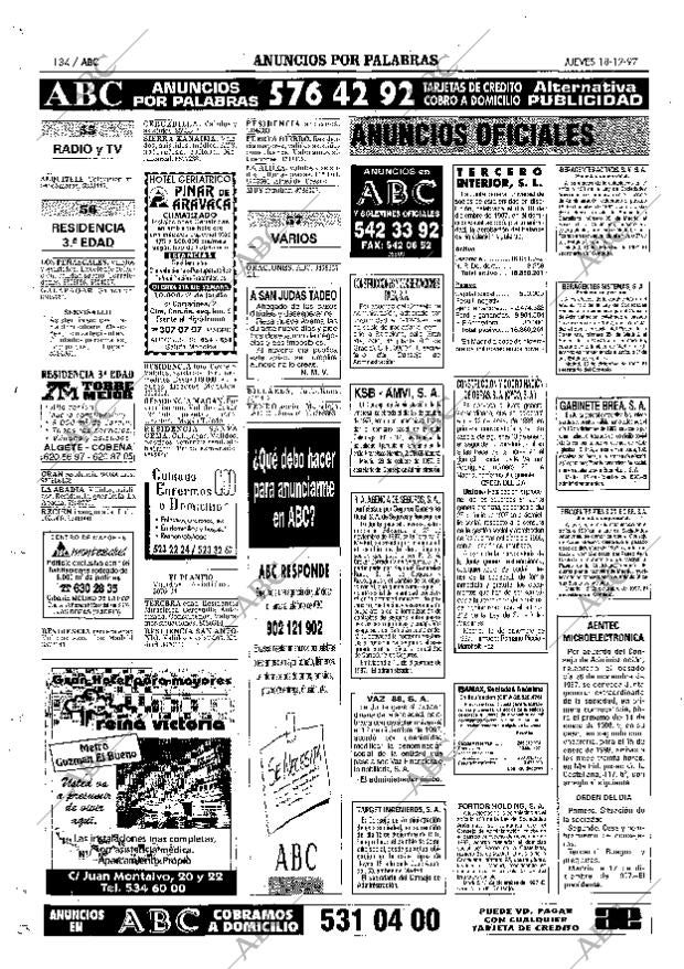 ABC MADRID 18-12-1997 página 134