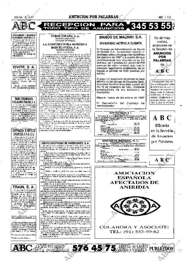 ABC MADRID 18-12-1997 página 135