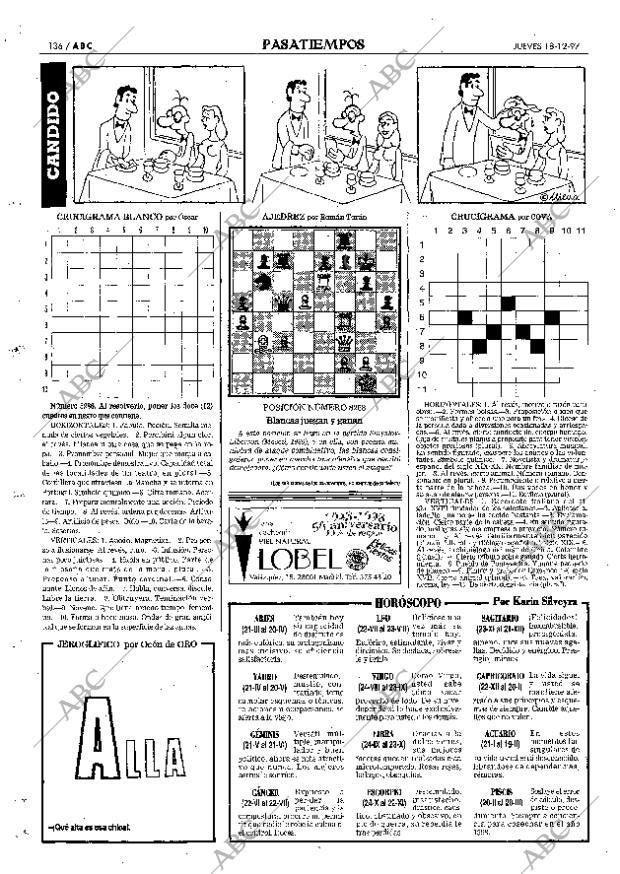 ABC MADRID 18-12-1997 página 136