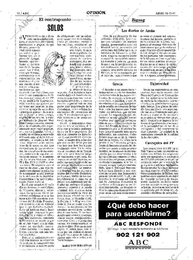 ABC MADRID 18-12-1997 página 18