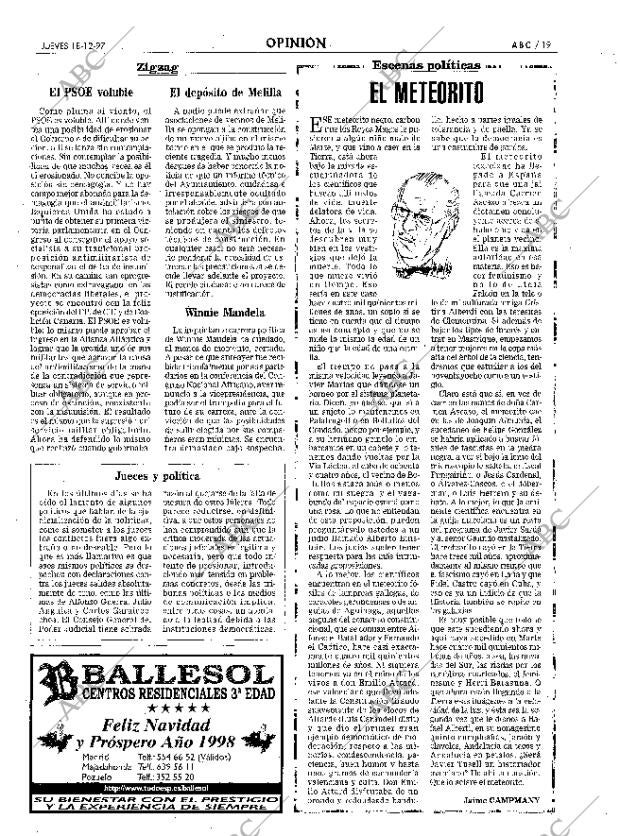 ABC MADRID 18-12-1997 página 19