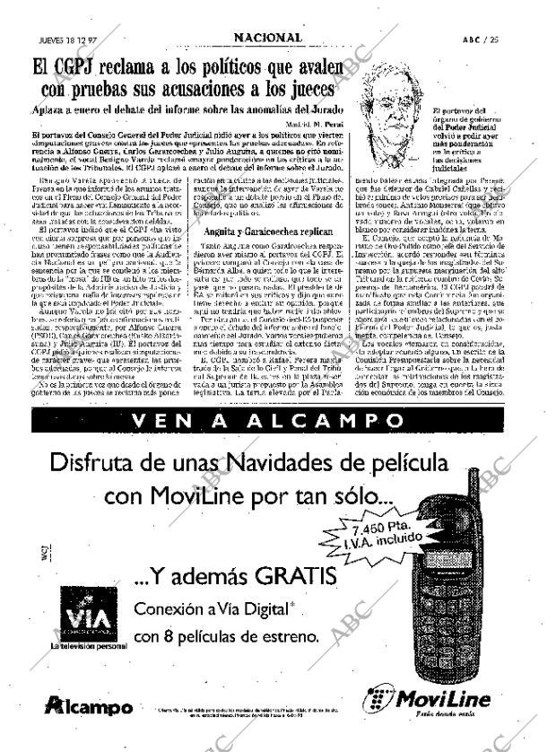 ABC MADRID 18-12-1997 página 25