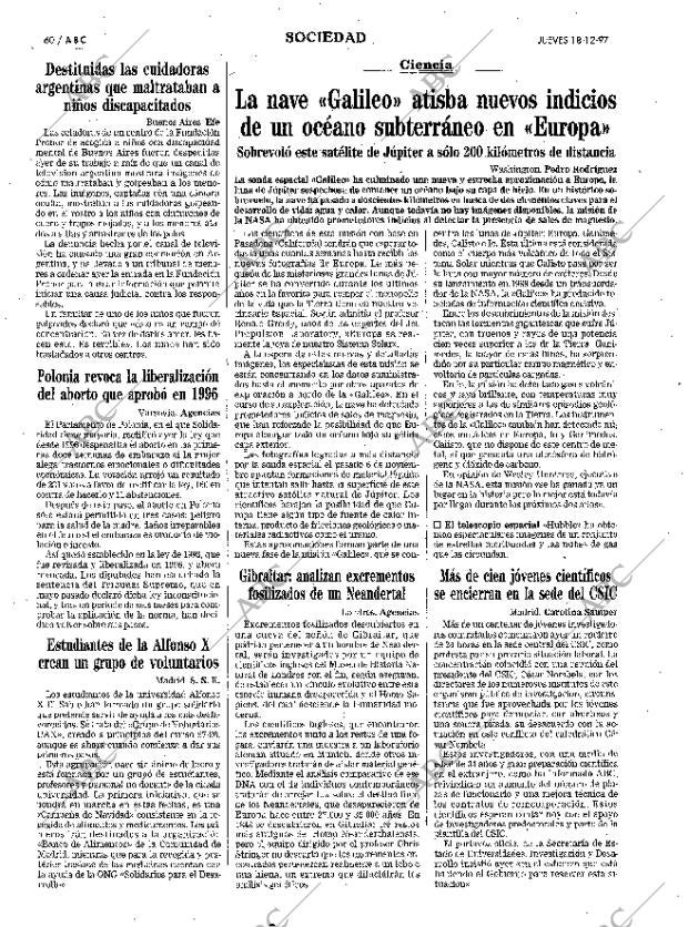ABC MADRID 18-12-1997 página 60