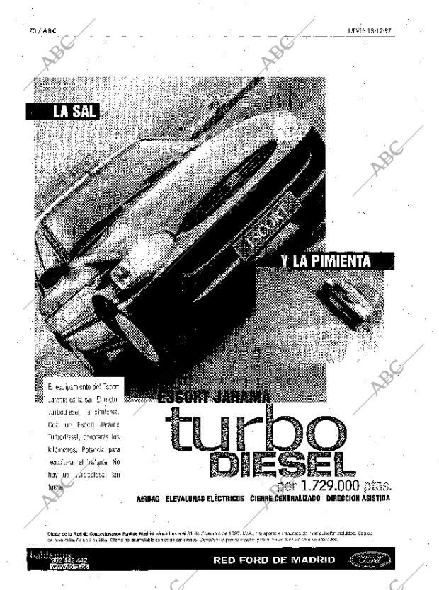 ABC MADRID 18-12-1997 página 70