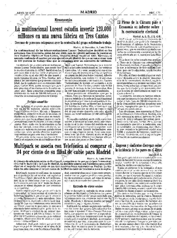 ABC MADRID 18-12-1997 página 71