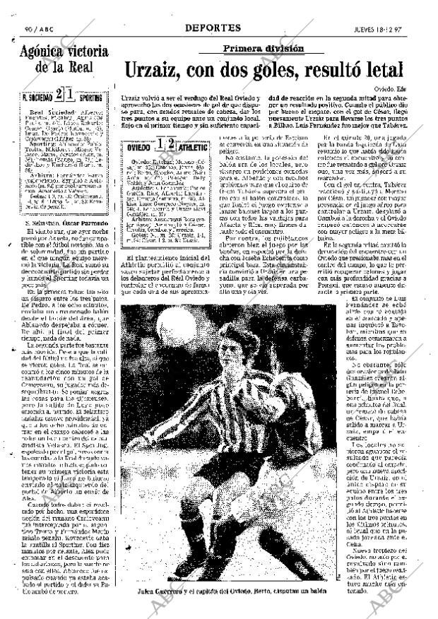 ABC MADRID 18-12-1997 página 90