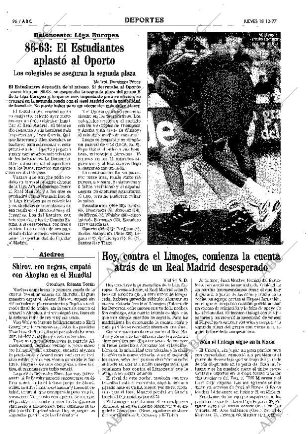 ABC MADRID 18-12-1997 página 96