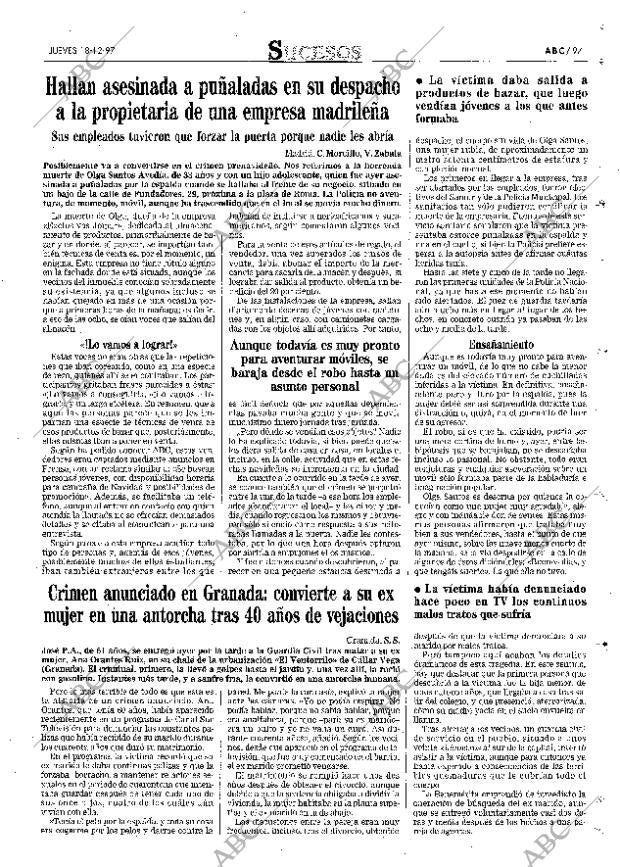 ABC MADRID 18-12-1997 página 97