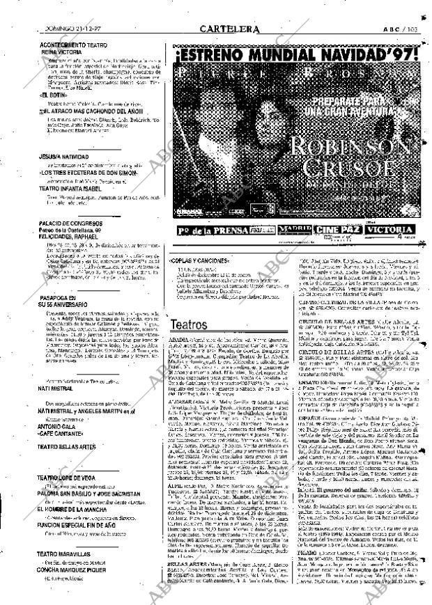 ABC MADRID 21-12-1997 página 103