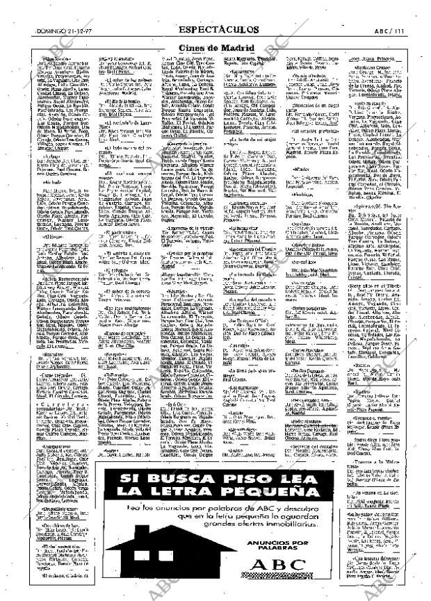 ABC MADRID 21-12-1997 página 111
