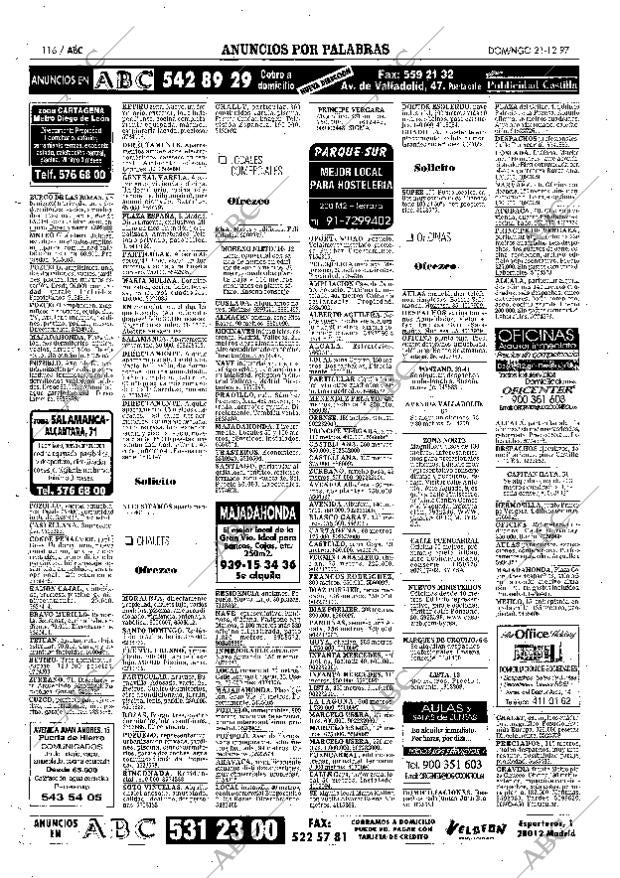 ABC MADRID 21-12-1997 página 116