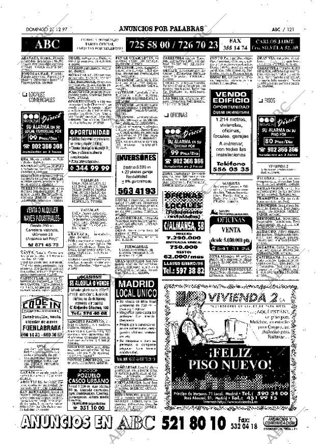 ABC MADRID 21-12-1997 página 121