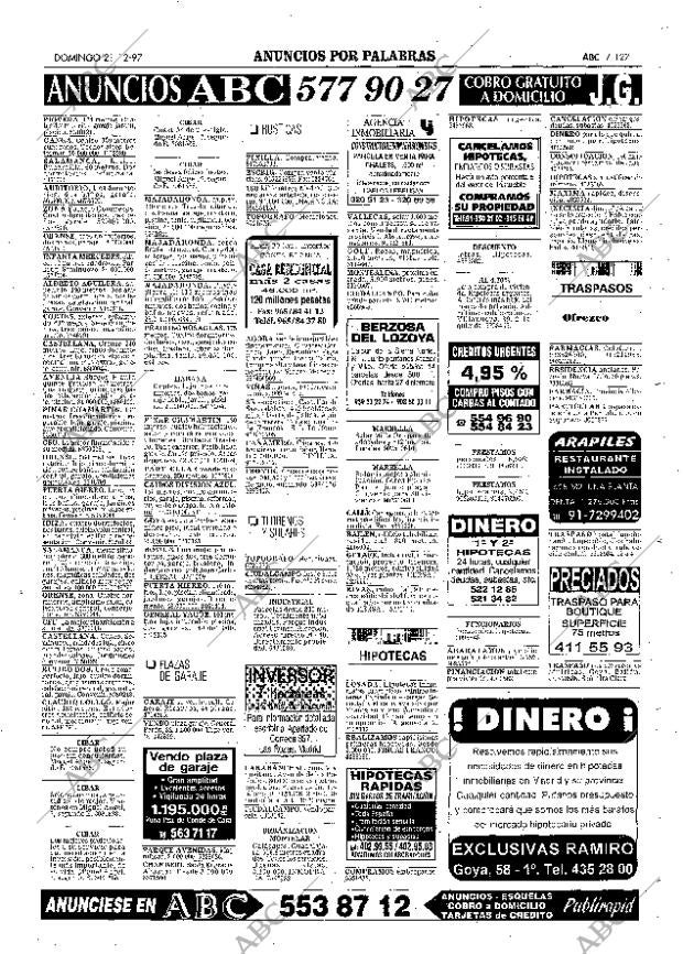 ABC MADRID 21-12-1997 página 127