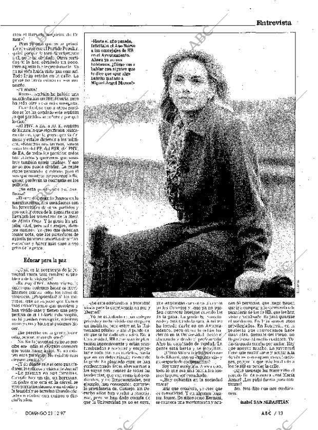 ABC MADRID 21-12-1997 página 13