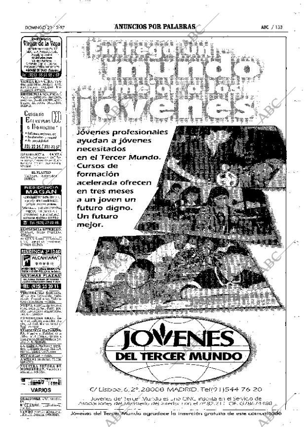 ABC MADRID 21-12-1997 página 133