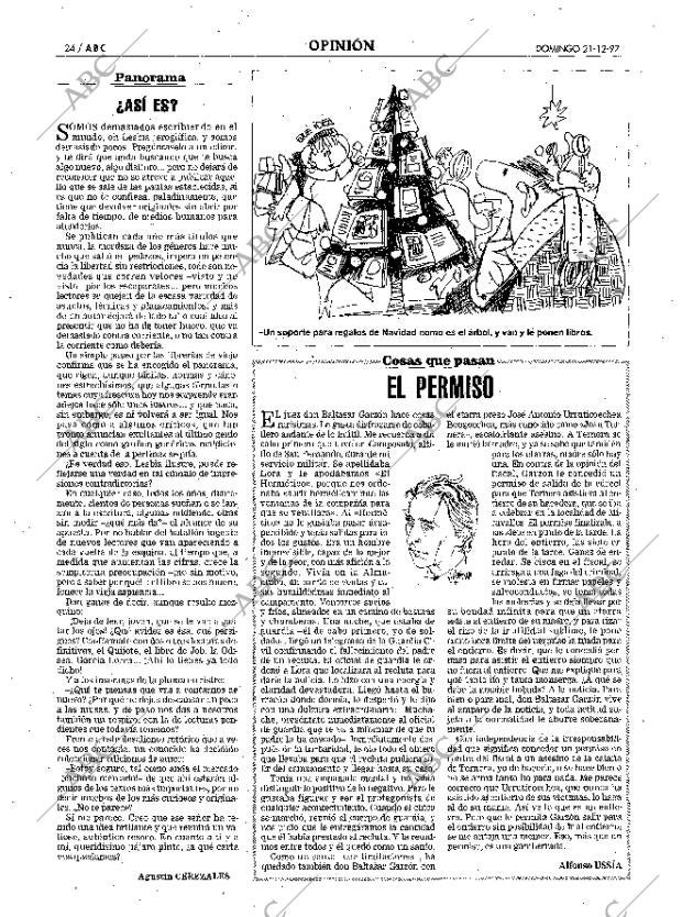 ABC MADRID 21-12-1997 página 24