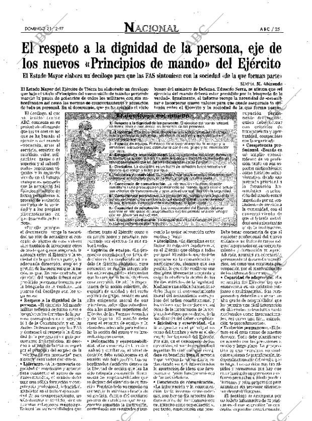 ABC MADRID 21-12-1997 página 25