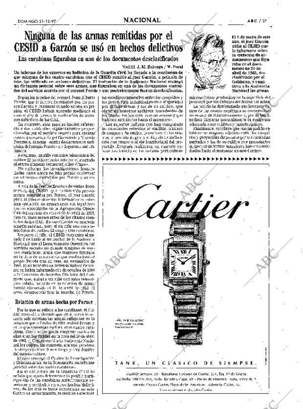 ABC MADRID 21-12-1997 página 27