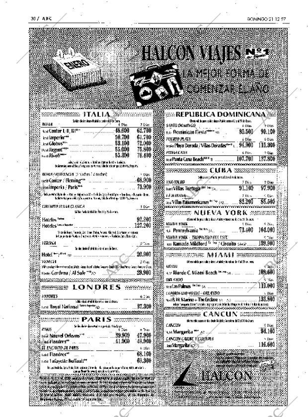 ABC MADRID 21-12-1997 página 30