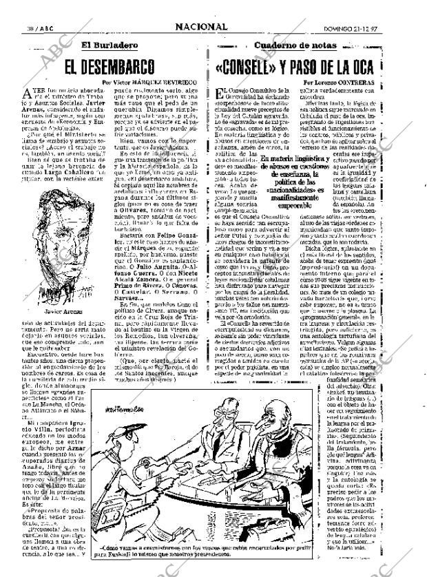 ABC MADRID 21-12-1997 página 38