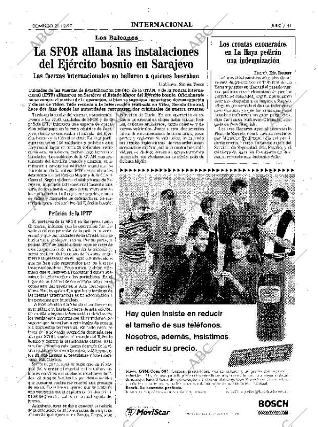 ABC MADRID 21-12-1997 página 41