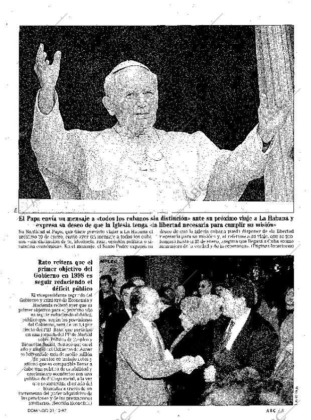 ABC MADRID 21-12-1997 página 5