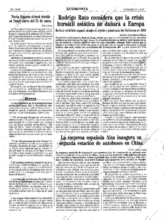 ABC MADRID 21-12-1997 página 52