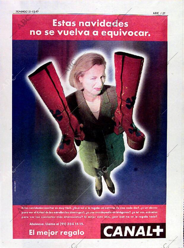 ABC MADRID 21-12-1997 página 57