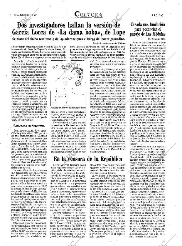 ABC MADRID 21-12-1997 página 63