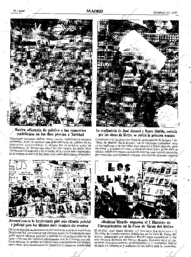 ABC MADRID 21-12-1997 página 70