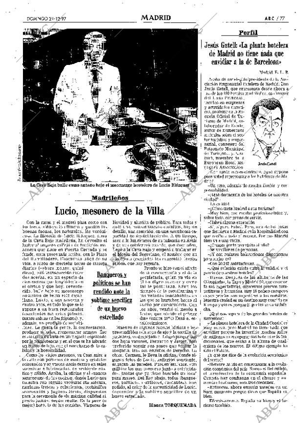ABC MADRID 21-12-1997 página 77