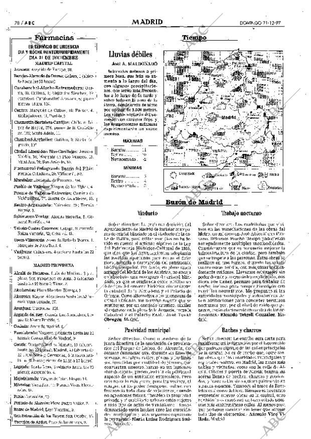 ABC MADRID 21-12-1997 página 78