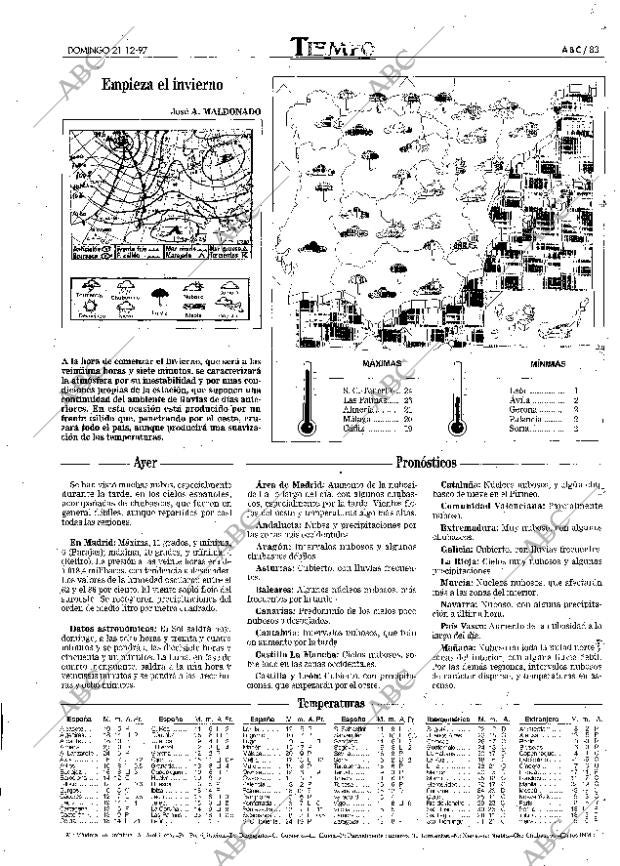 ABC MADRID 21-12-1997 página 83