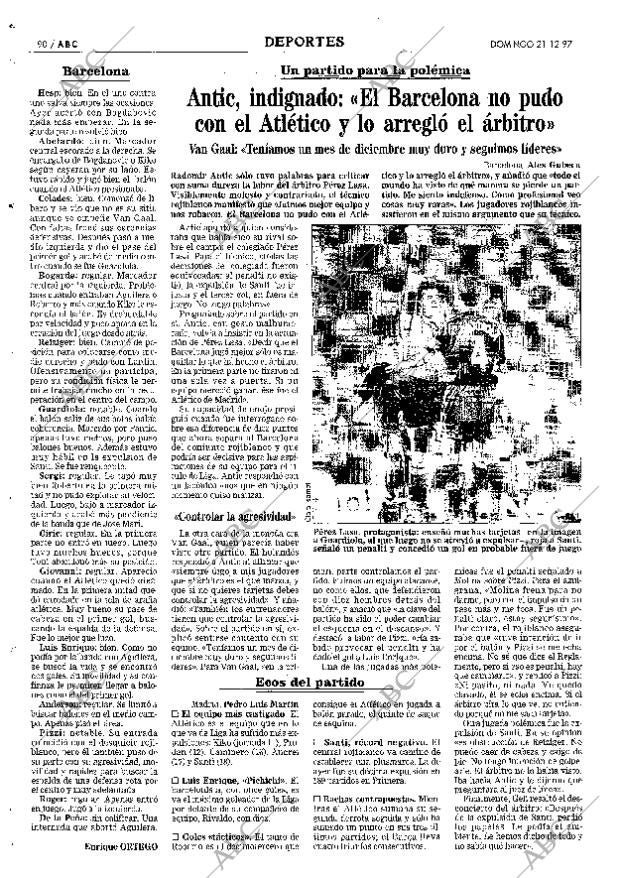 ABC MADRID 21-12-1997 página 90