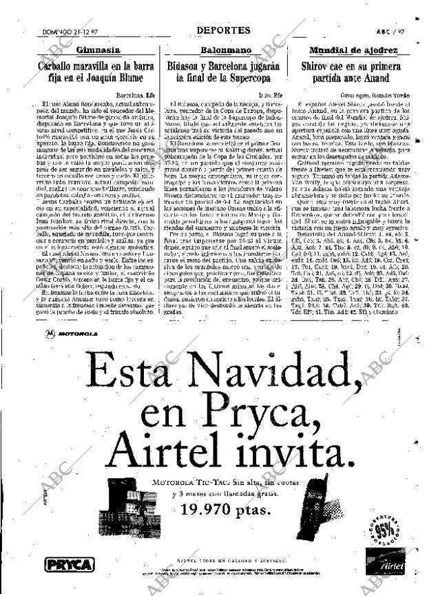 ABC MADRID 21-12-1997 página 97
