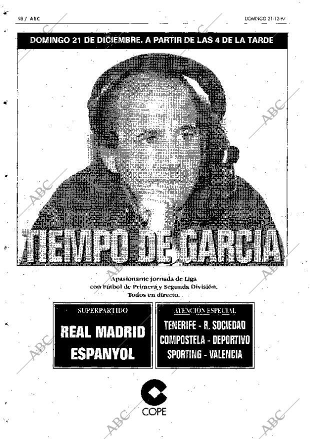 ABC MADRID 21-12-1997 página 98