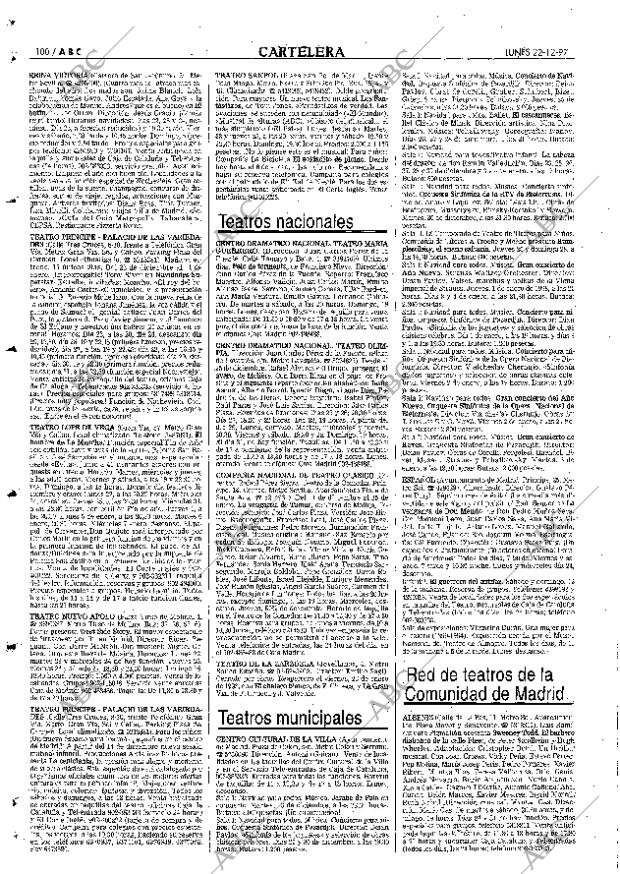 ABC MADRID 22-12-1997 página 100