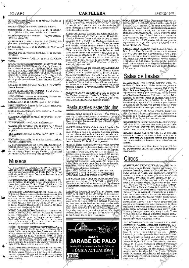 ABC MADRID 22-12-1997 página 102