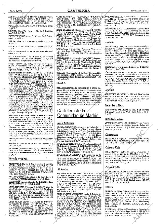 ABC MADRID 22-12-1997 página 104