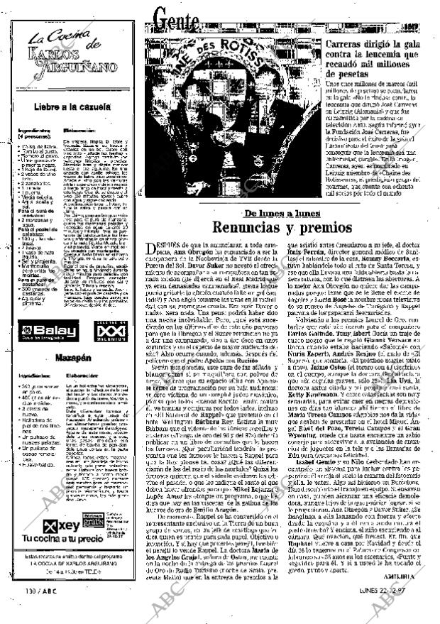 ABC MADRID 22-12-1997 página 130